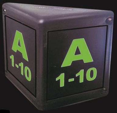 Black Easy To Use High Quality Cube Shape Led Seat Number Display Light