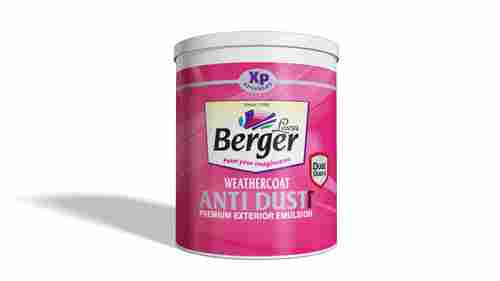 Fast Drying Skin Friendly Easy To Apply Berger Weathercoat Anti Dust Wall Paints