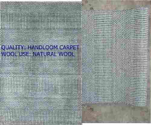 Impeccable Finish And Durable Rectangular Blue Handloom Floor Carpets For Office