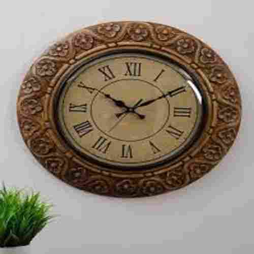 Antique Design Round Shape Analog Wall Clock(Battery Operated)