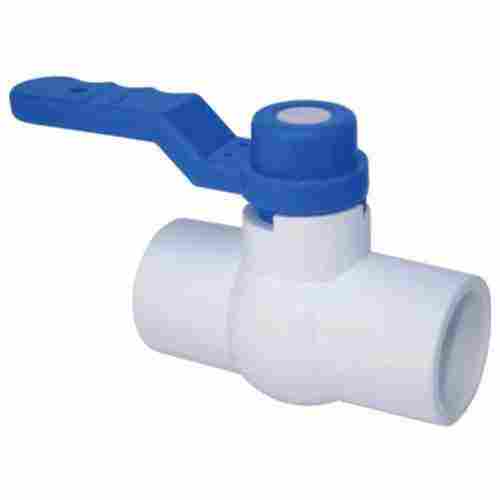 Blue and White Casting Approved Water Fitting Upvc Ball Valve, 5-10 Inch
