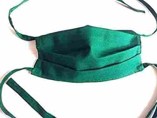 Disposable Surgical Cotton Green Color Face Mask For Medical Use