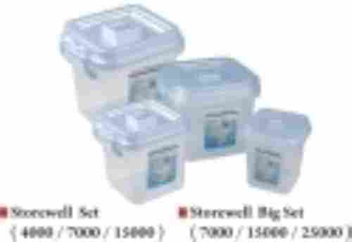 Good Insulation Carry White Plastic Rectangular Container For Home With Capacity 2 Kg