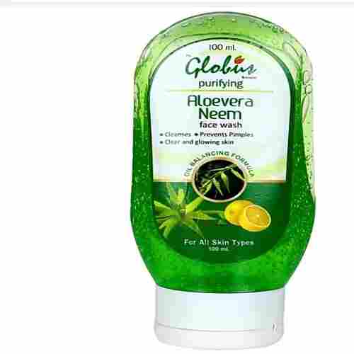 Globus Aloe Vera And Neem Tulsi Face Wash With Aromatic Fragrance For Men