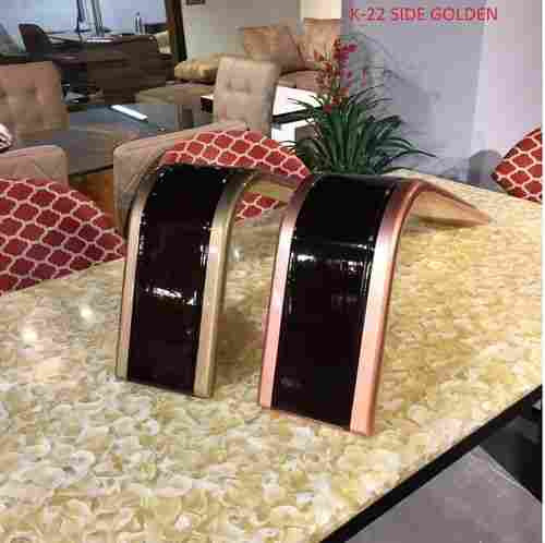 Designer Golden Glossy Look Wooden Sofa Handle for Modern Home and Office Use