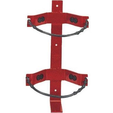 Coated Finish Red Steel Body Fire Extinguisher Brackets With Anti Rust Properties