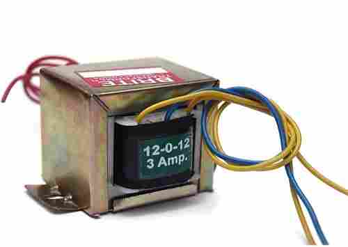 12-0-12 3amp Ac Current Step Down Vertical Mount Electric Power Transformer (12-0-12 3amp)