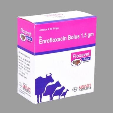  Box Enrofloxacin Bolus Floxavet, बैक्टीरियल संक्रमण का उपचार, मूत्र पथ, टॉन्सिल, साइनस, नाक, गला, महिला जननांग अंग, कोमल ऊतक और फेफड़े 