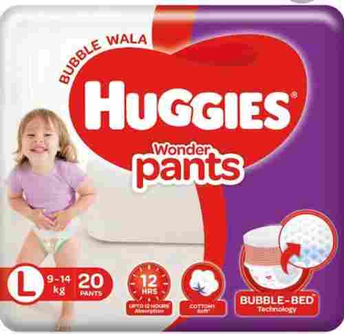 Light Weight Anti Bacterial Skin Friendly New Born Huggies Baby Diapers
