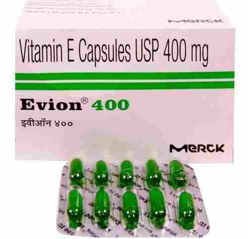  Pharmaceutical Evion-400 Tablet, Evion 400mg Capsule, Packaging Box