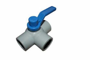 Fine Blue And Grey Colour Polypropylene Ball Valve For Oil Fitting, Water Fitting