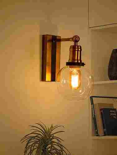 Easy To Install And Stylish Decor Modern Wall Mount Glass Lamp With Sleek Teardrop Glass Shade
