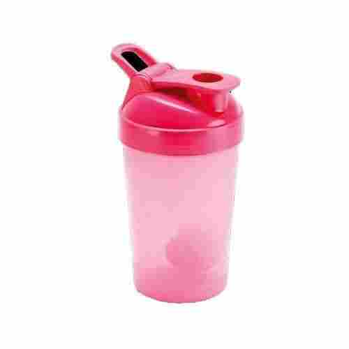 Premium Quality Plain Transparent Plastic Sipper Bottle With Pink Lid