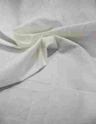 White Color Plain Dyed Pure Cambric Fabric for Textile Garment, 44 Inch Length