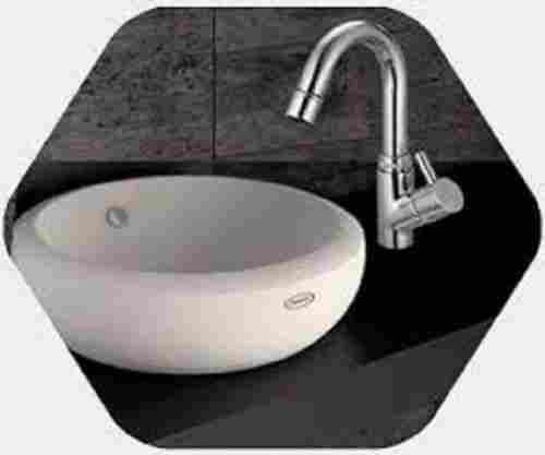 Bowl Type Of Bathroom Fittings Wash Basin And Wash Basin Tap With Sleek Design