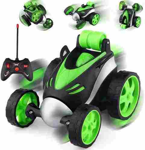 Haridun Remote Control Stunt Car Rechargeable With 360 Degree Flip Non Breakable Plastic Material