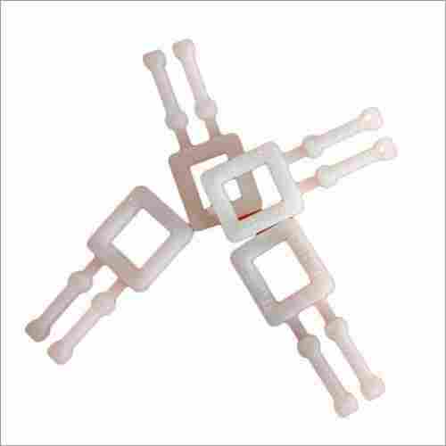 White Plastic Packing Clip 12 To 19 MM Thickness With Anti Crack nature