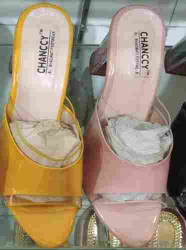 Comfortable And Water Resistant Ladies Low Heel Fancy Sandals Pack Of 2 