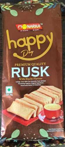 Piece Crispy And Crunchy Happy Day Premium Quality Rusk With Of Elaichi Flavor