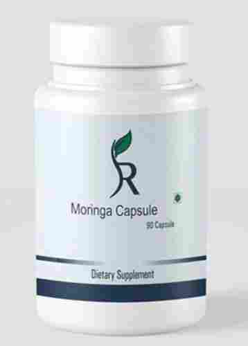 Multivitamin Rich 100% Herbal Moringa Oleifera Leaf Extract Capsules - 90 N Pack