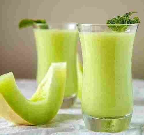 Fresh Refreshing Tasty And Nutrient Rich Sweet Honey Dew Mint Smoothie