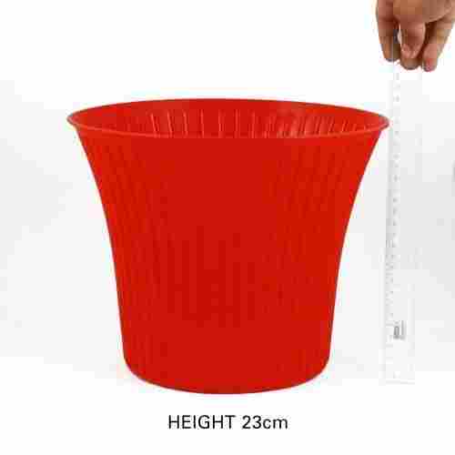 Highly Durable 11.5 Inch Red Color Planter Indoor Pot for Garden