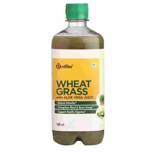 100% Vegetarian Herbal Wheatgrass And Aloevera Juice For Digestion And Immunity