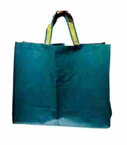 10x16inch Light Weight Green Plain Shopping Non Woven Carry Bag With Handle 