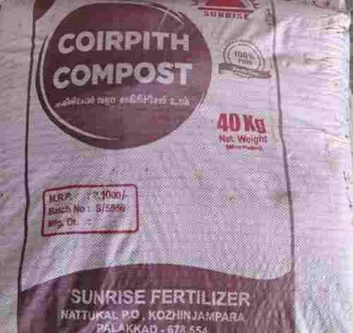 Sunrise Coir Pith Compost Powder Fertilizer For All Types Of Crops - 40 KG Pack