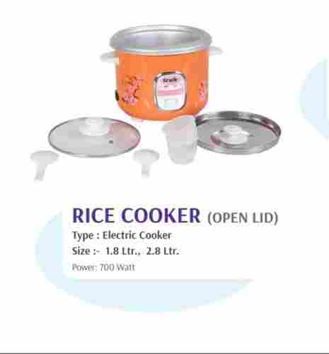 Easy To Maintain Melamine Finish Close Lid Type Electric Rice Cooker (700 Watt)