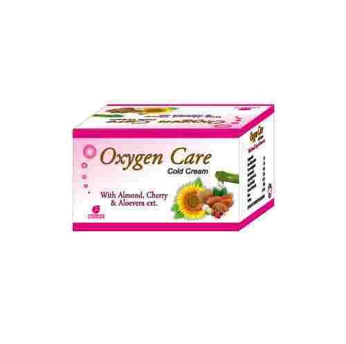 Oxygen Care Cold Cream With Almond, Cherry And Aloe Vera Extract - 100 Gram Pack