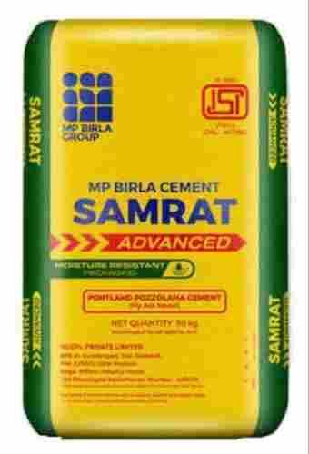  Fly Ash Based Samrat Advanced Cement Portland Pozzolana With Cpsd For Industrial, 50kg