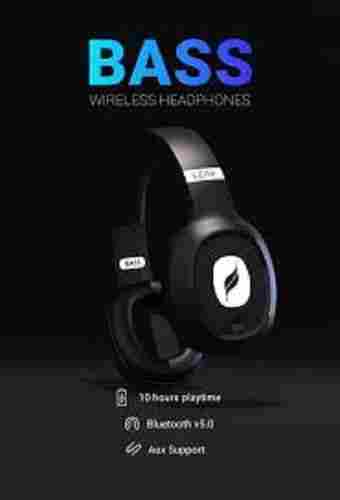  Wireless Bluetooth Black Headphones, Noise Cancelling And Easy To Wear
