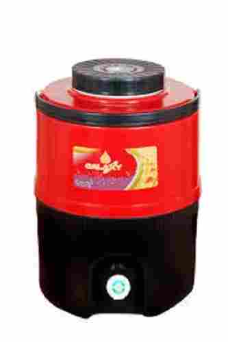 Red and Black Plastic Water Container With Long Lasting Easy Flow Button, 20 Ltr