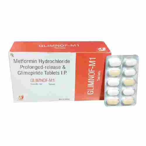 Metformin Hydrochloride Prolonged Release And Glimepiride Tablet