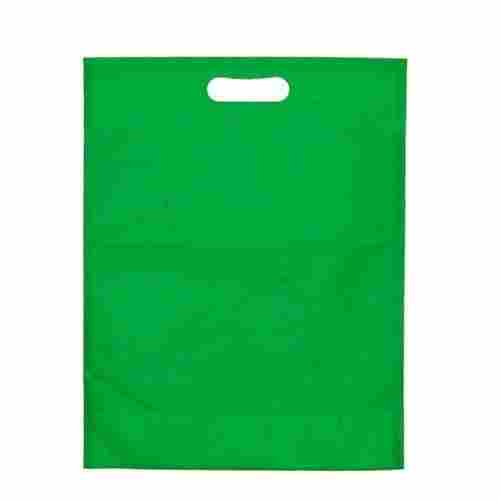 Non Woven Biodegradable Reusable Green Color Plain Carry Bags For Shopping