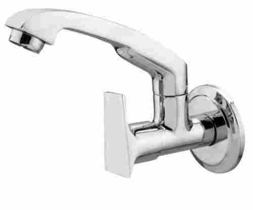 Rust Proof Silver Colour Silver Stainless Steel Bathroom Tap For Bathroom Fitting