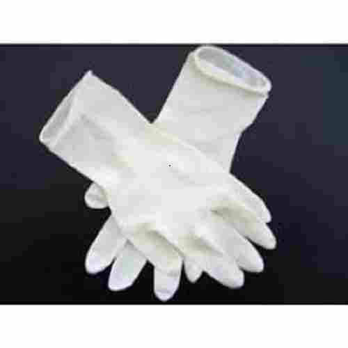 Comfortable And Stretchable White Color Surgical Disposable Hand Gloves