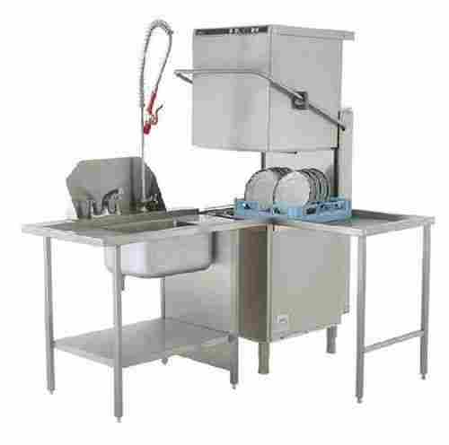 Enhanced Functional Life Easily Operate Silver Steel Dish Washing Machine