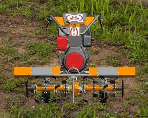 Grey And Yellow Colour Diesel Fuel 'Type 8 Hp Power Weeder For Agriculture 