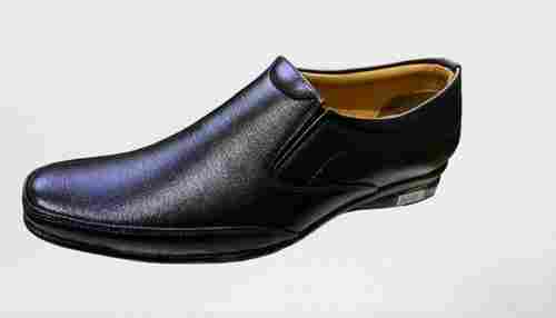 Robust Construction Synthetic Leather Fortune Black Classic Mens Loafer Shoes