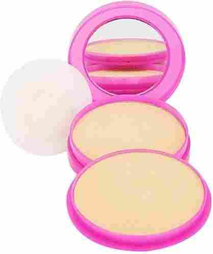 Double Layer Makeup Face Brightening Compact Powder With Puff