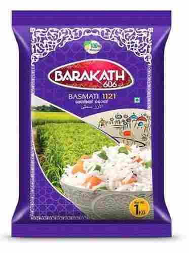 Long Grain Pure Healthy Natural Taste Barakath 606 Brown Basmati Rice 1121, 1kg