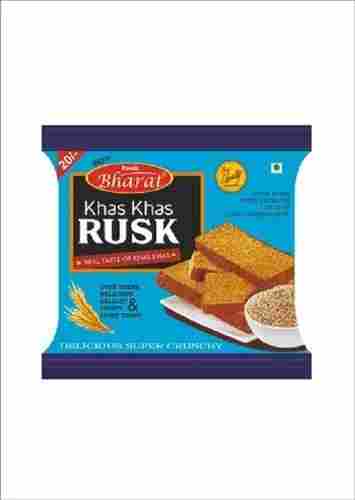  100% Natural And Tasty Fresh Bharat Crispy And Crunchy Suji Rusk, Low In Fat