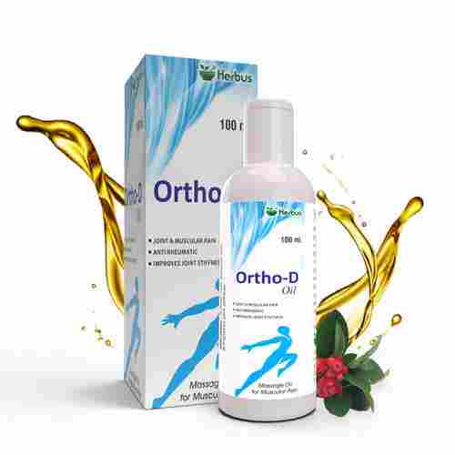 Ortho-D Ayurvedic Pain Relieve Massage Oil For Arthritis, Osteoarthritis, Spondylitis