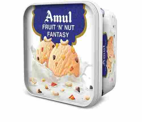 1 Litre Tub Fruit N Nut Fantasy, A Delicious Harmony Of Real Milk Along With Choco Chips 