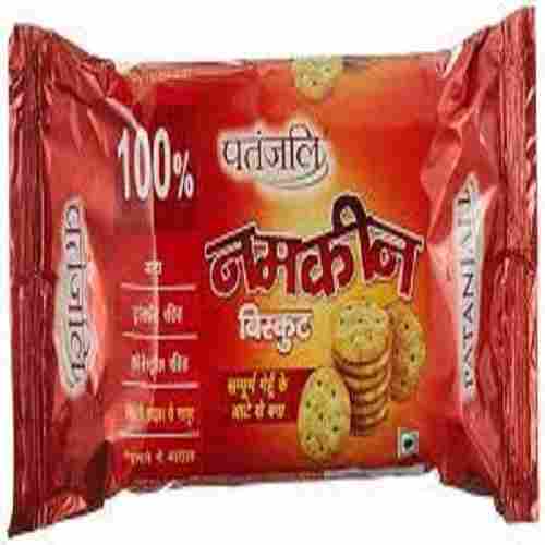 100% Pure Atta Patanjali Namkeen Biscuits Included Dietary Fiber, 40g