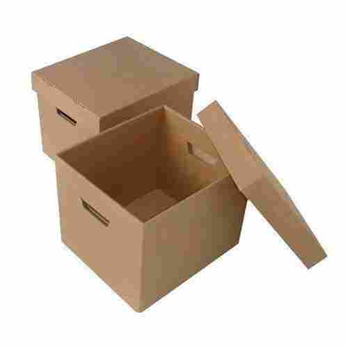 Brown Paper Reusable Duplex Carton Box For Packaging Apparel