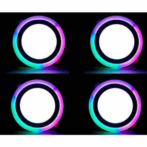 Glass Body Premium Quality Round Multi Color Panel Light With 240 Voltage