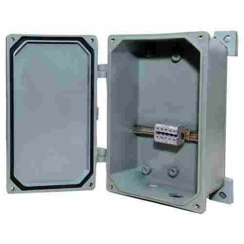 Rectangular Shape And Gray Color Stainless Steel Junction Box